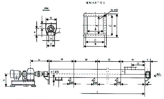 螺旋輸送機(jī)圖紙