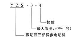 臥式振動電機(jī)型號參數(shù)表