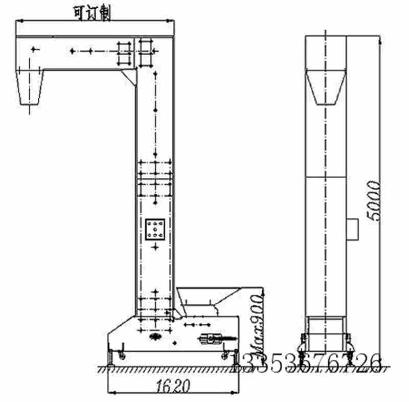 環(huán)保無(wú)塵全密封斗式提升機(jī)-垂直提升機(jī)廠家介紹結(jié)構(gòu)和工作原理1